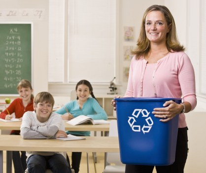 Various types of construction waste