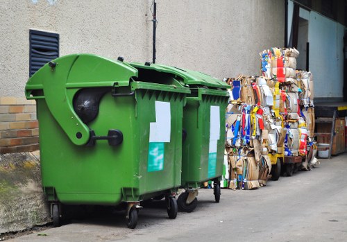 Customer booking a skip hire service online