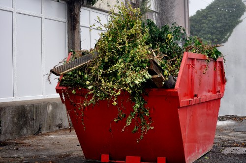 Skip placement with proper permits and accessibility in Islington